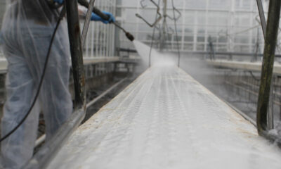 cleaning during crop rotation
