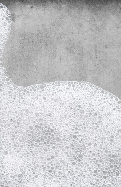 Foam on floor